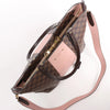 Louis Vuitton Jersey Damier x Leather 2Way Shoulder Bag in Brown x Pink N44041 Secondhand