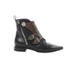Louis Vuitton Jumble Line 19-year Monogram PVC & Leather Ankle Boots in Black × Brown MA0169, Size 39.5 EU Secondhand