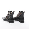 Louis Vuitton Jumble Line 19-year Monogram PVC & Leather Ankle Boots in Black × Brown MA0169, Size 39.5 EU Secondhand