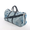 Louis Vuitton Keepall Bandoulière 50 Monogram Water Color Travel Bag in Blue x White M57946 Secondhand