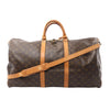 Secondhand Louis Vuitton Keepall Bandoulière 55 Monogram Canvas Travel Bag in Brown M41414