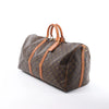 Louis Vuitton Keepall Bandoulière 55 Monogram Canvas Travel Bag in Brown M41414 Secondhand