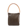Secondhand Louis Vuitton Looping GM Monogram Canvas Shoulder Bag in Brown M51145