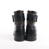 Louis Vuitton Monogram Wonderland Flat Ranger Ankle Boots in Black, Size 39 EU Secondhand
