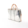 Louis Vuitton Neo Porte Documents Voyages Monogram Mirror Handbag in Silver M58755 Secondhand
