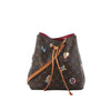 Secondhand Louis Vuitton Neonoe Monogram LOVE LOCK Shoulder Bag in Brown M44369