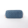 Secondhand Louis Vuitton Neverfull MM Monogram Denim Shoulder Bag in Blue M13192