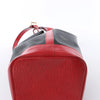 Louis Vuitton Noe Epi Leather Shoulder Bag in Black x Castilian Red M44017 Secondhand