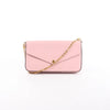 Louis Vuitton Pochette Félicie Vernis Leather Crossbody Bag in Pink Secondhand
