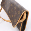 Louis Vuitton Pochette Twin GM Monogram Canvas Crossbody Bag in Brown M51852 Secondhand