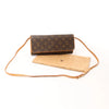 Louis Vuitton Pochette Twin GM Monogram Canvas Crossbody Bag in Brown M51852 Secondhand