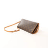 Louis Vuitton Pochette Twin GM Monogram Canvas Crossbody Bag in Brown M51852 Secondhand