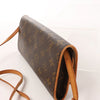 Louis Vuitton Pochette Twin GM Monogram Canvas Crossbody Bag in Brown M51852 Secondhand