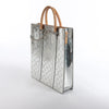 Louis Vuitton Sac Plat Limited Edition Monogram Mirror Handbag in Silver M45884 Secondhand