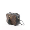 Secondhand Louis Vuitton Saintonge Monogram Canvas Crossbody Bag in Brown x Black M43555