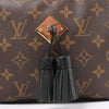 Secondhand Louis Vuitton Saintonge Monogram Canvas Crossbody Bag in Brown x Black M43555