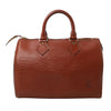 Secondhand Louis Vuitton Speedy 25 Epi Leather Handbag in Brown M43013