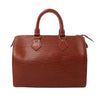 Secondhand Louis Vuitton Speedy 25 Epi Leather Handbag in Brown M43013