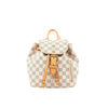Secondhand Louis Vuitton Sperone BB Damier Azur Backpack in Beige N44026