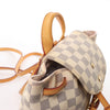 Secondhand Louis Vuitton Sperone BB Damier Azur Backpack in Beige N44026