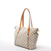 Secondhand Louis Vuitton Totally PM Damier Azur Shoulder Bag in Beige N51261