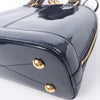Louis Vuitton Alma BB Monogram Canvas and Vernis Leather Handbag in Navy M54705 Secondhand