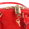 Louis Vuitton Monogram Vernis Alma BB Handbag in Red M90174 Secondhand
