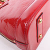 Louis Vuitton Monogram Vernis Alma BB Handbag in Red M91606 Secondhand