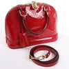 Louis Vuitton Monogram Vernis Alma BB Handbag in Red M91606 Secondhand