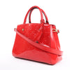 Louis Vuitton Vernis Montaigne BB Handbag in Red M50170 Secondhand
