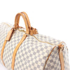 Secondhand Louis Vuitton Keepall Bandoulière 55 Damier Azur Travel Bag in Beige N41429