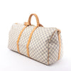 Secondhand Louis Vuitton Keepall Bandoulière 55 Damier Azur Travel Bag in Beige N41429