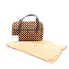 Louis Vuitton Lionne Damier Sauvage Pony-style Leather Handbag in Brown M92131 Secondhand