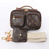 Secondhand Louis Vuitton Utility Monogram Crossbody Bag in Brown M80446