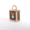Louis Vuitton x Takashi Murakami Mini Square Trunk Handbag in Brown M13127 Secondhand