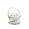 Secondhand Louis Vuitton x Yayoi Kusama Square Bag Leather Handbag in White