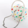Secondhand Louis Vuitton x Yayoi Kusama Square Bag Leather Handbag in White