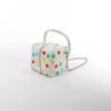 Secondhand Louis Vuitton x Yayoi Kusama Square Bag Leather Handbag in White