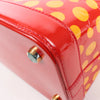 Louis Vuitton x Yayoi Kusama Lockit MM Vernis Dots Infinity in ROUGE X YELLOW M91423 Secondhand