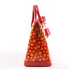 Louis Vuitton x Yayoi Kusama Lockit MM Vernis Dots Infinity in ROUGE X YELLOW M91423 Secondhand