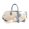 Louis Vuitton Monogram Denim Speedy Round GM 2Way Handbag in Beige Secondhand