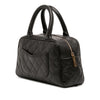 Chanel CC Quilted Caviar Bowling Bag Secondhand