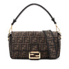 Fendi Medium Zucca Canvas Baguette Satchel Secondhand