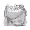 Chanel Mini Metallic Calfskin 22 Satchel Secondhand