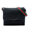 Gucci GG Canvas Web Flap Messenger Bag Secondhand