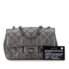 Chanel Mini Rectangular Classic Metallic Caviar Single Flap Secondhand