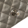 Chanel Mini Rectangular Classic Metallic Caviar Single Flap Secondhand