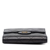 Chanel CC Quilted Caviar Trifold Wallet Secondhand