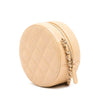 Chanel Quilted Caviar Round Clutch With Chain Secondhand
