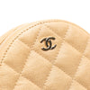 Chanel Quilted Caviar Round Clutch With Chain Secondhand